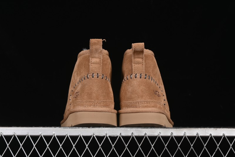 UGG Neumel Moc Ankle Boots in Chestnut Suede with Premium Comfort - 1153631