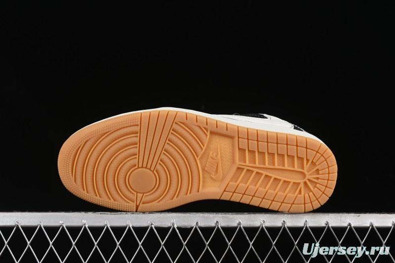 Nike Travis Scott x Fragment Design x Air Jordan 1 Low OG SP AJ1 Retro Sneakers - JH6089-004