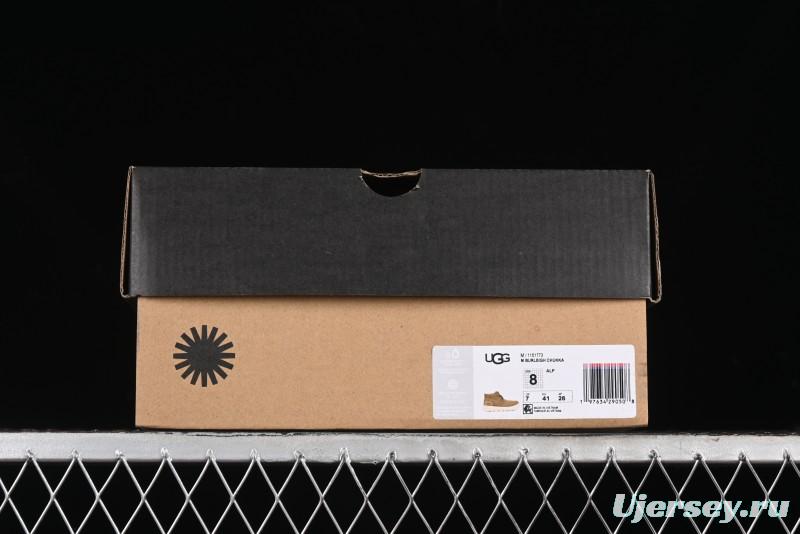 UGG Burleigh Chukka Comfort Flat Lace-Up Round Toe Casual Boots - 1151773