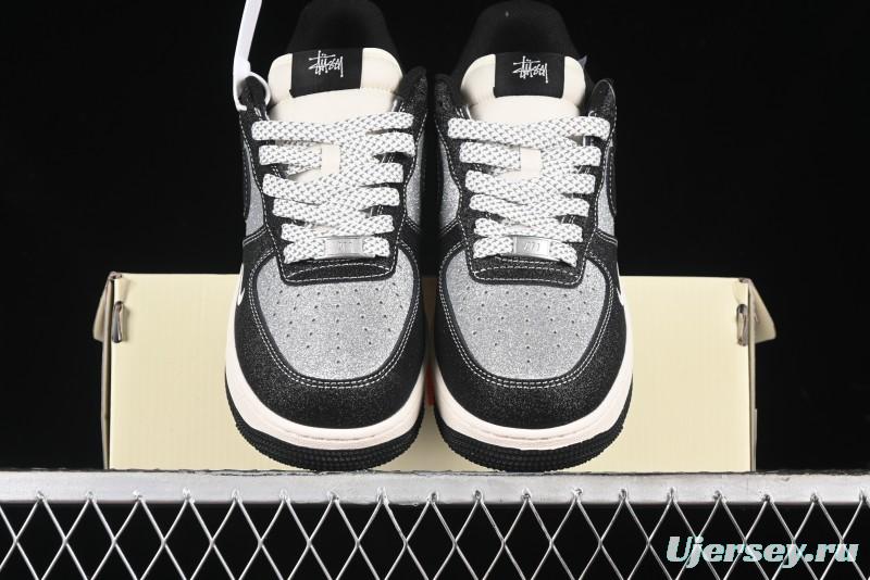 Nike Air Force 1 '07 Low Stussy Collaboration - Starry Sky Low-Top Casual Sneakers - XZ1968-518