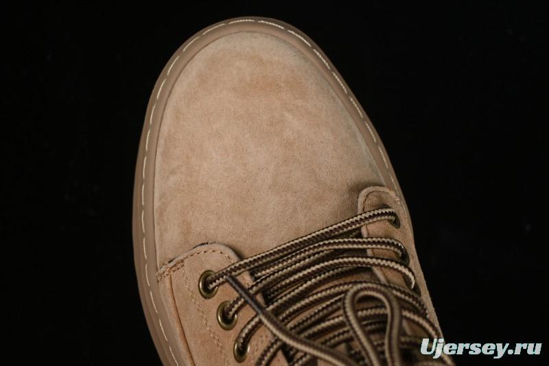 Timberland Outdoor Mid-Top Casual Martin Boots with Premium Suede Leather - TB10072SAND