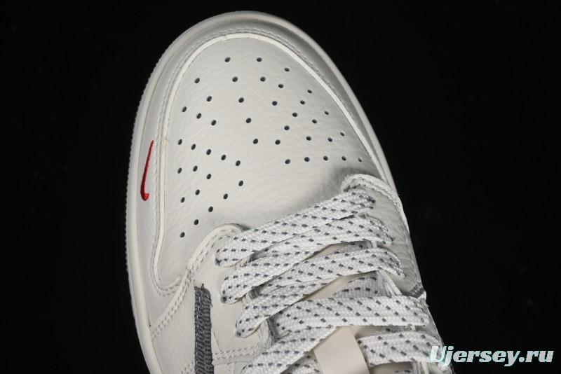 Nike Travis Scott x Fragment Design x Air Jordan 1 Low OG SP AJ1 Supreme Balenciaga Collaboration - JH6088-6