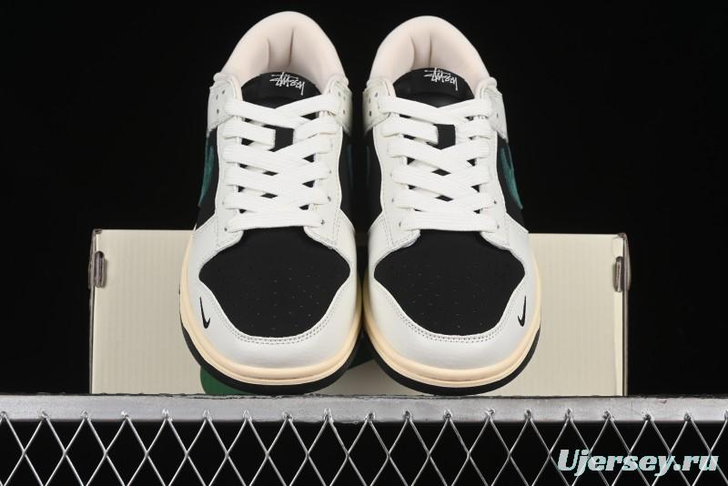 Nike SB Dunk Low Stussy Anniversary Custom Low-Top Casual Skate Shoes - XB3802-352