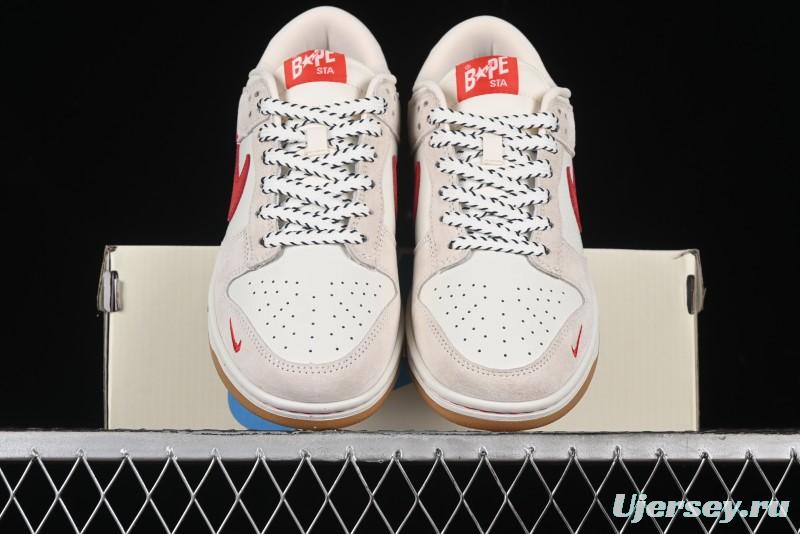 Nike SB Dunk Low BAPE Collaboration Anniversary Edition Custom Low-Top Casual Sneakers - CH6336-228