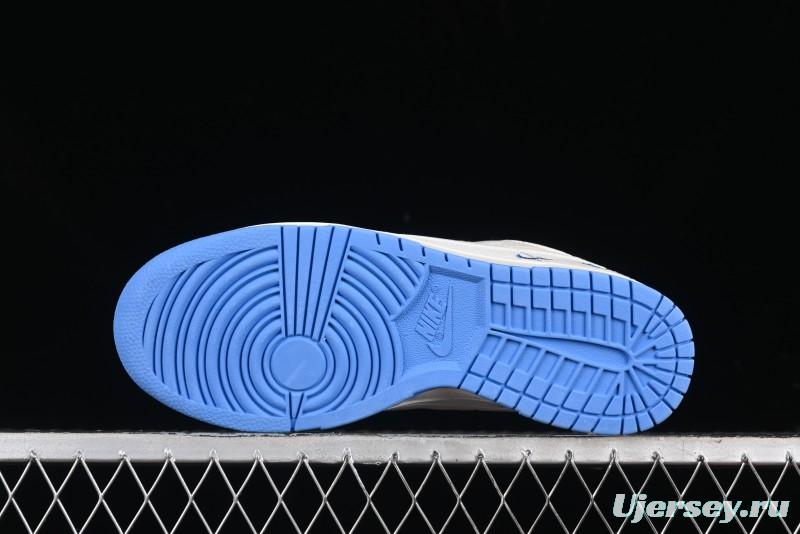 Nike SB Dunk Low Stussy Series - Woven Colorful White Swoosh Anniversary Custom Low-Top Casual Skate Shoes - KK1888-014