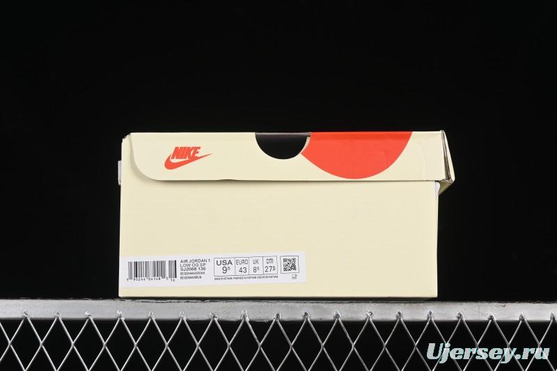 Nike Travis Scott x Fragment Design x Air Jordan 1 Low OG SP AJ1 - SJ2068-136