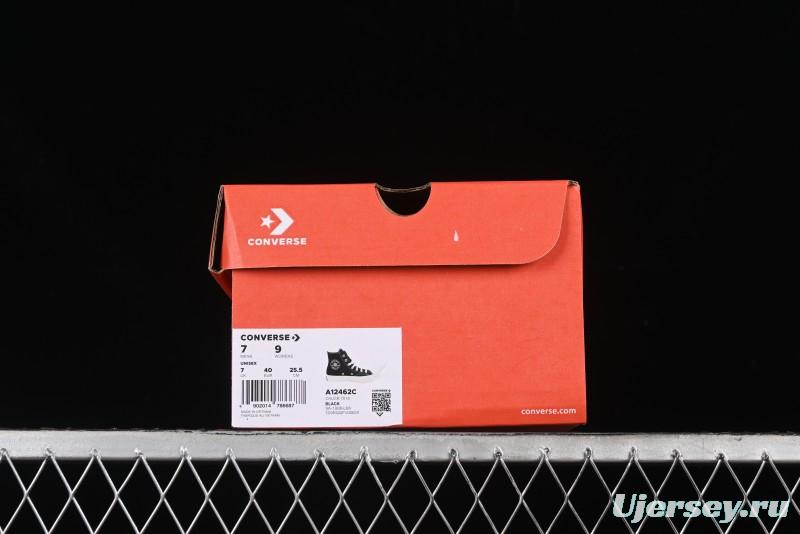 Converse Chuck 1970s High-Top Sneakers with Gold Star Accents and Classic Black & White Design - A12462C