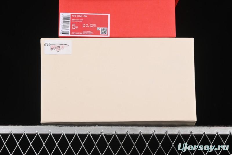 Nike Dunk Low Panda Prank Special Edition Heartbeat Mail Casual Sneakers - CW1590-100