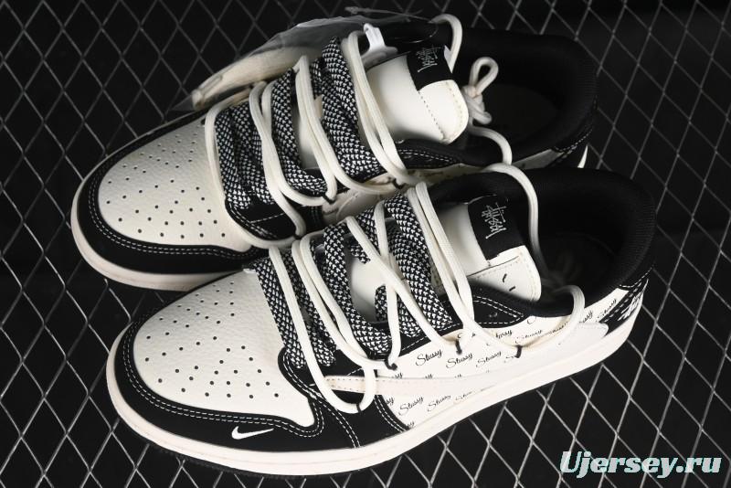 Nike Travis Scott x Fragment Design x Air Jordan 1 Low OG SP AJ1 Sneakers - SJ0086-131