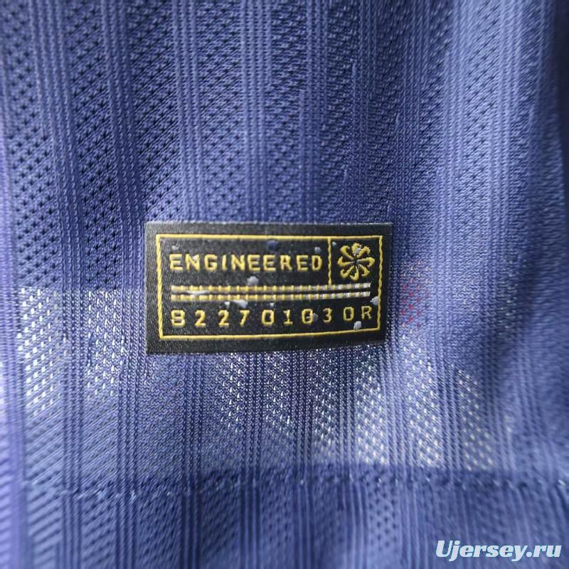 Player Version 25/26 Barcelona Blue and Red Striped with Spotify Sponsor Jersey