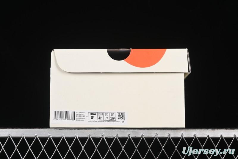 Nike Air Jordan 1 Low OG SP Travis Scott x Fragment Design Collaboration Sneakers - CH6336-014