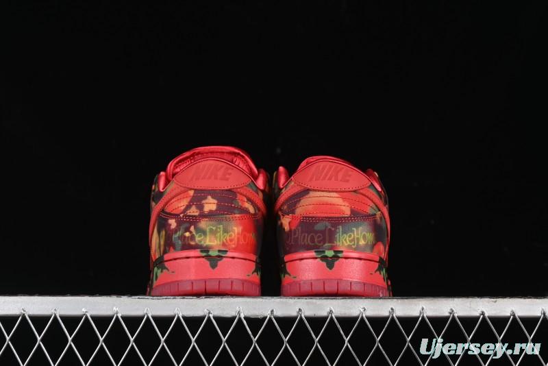 Nike SB Dunk Low The Wizard Of Oz Limited Edition Tear-Away Casual Sneakers - FZ1291-600