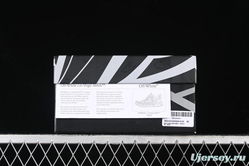 Off-White Be Right Back Low-Top Lifestyle Sneakers in White Blue - X.E5