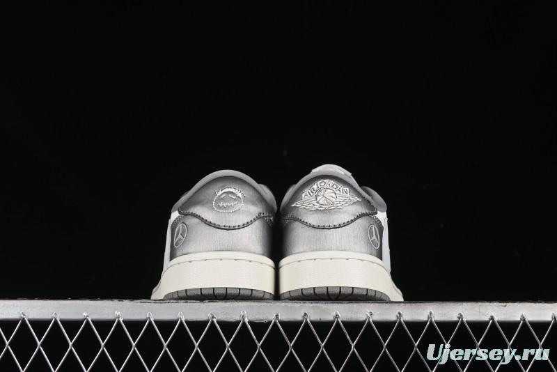 Nike Travis Scott x Fragment Design x Air Jordan 1 Low OG SP AJ1 Culture Casual Sneakers - AG3702-802