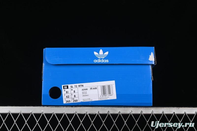 Adidas Originals SL 72 Retro Running Shoes with Nylon Upper and Rubber Outsole - JI2500