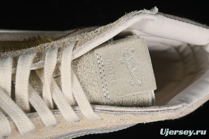 Vans Notre Premium Sk8-Hi High-Top Skate Shoes with Upgraded Suede and Linen Materials - VN000CR0BWQ