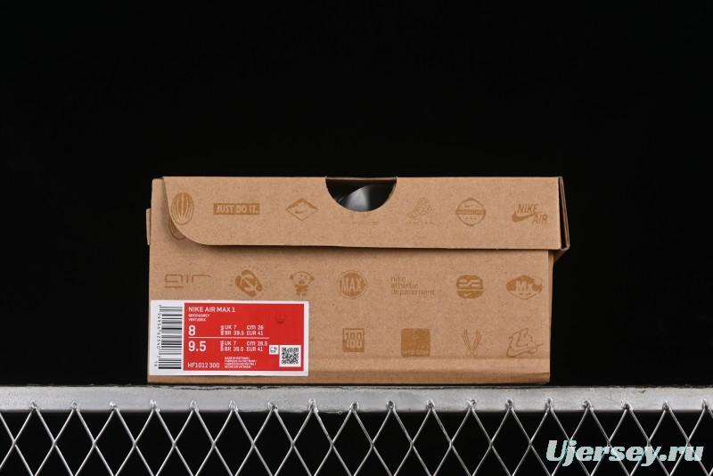 Nike Air Max 1 Retro Running Shoes with Half-Sole Air Cushion - HF1012-300