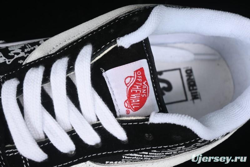 Vans HIRONO x Vans Knu Skool Bubble Mart Xiao Ye Graffiti Low-Top Casual Skate Shoes - VN0009QWFGI