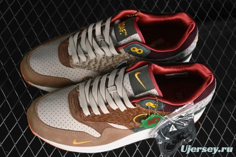 Nike Division Street x Air Max 1/87 Retro Casual Sneakers - HQ2639-100