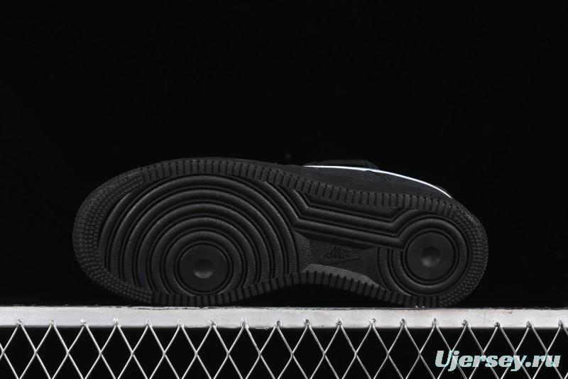 Nike Air Force 1 '07 Low Cleanfit Custom Official Bestseller Black Blue Starry Sky Full Diamond Casual Sneakers - ZH0316-042