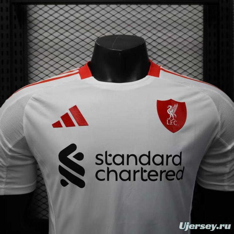 Player Version 25/26 Liverpool Away White Jersey