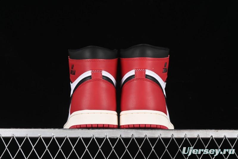 Nike Air Jordan 1 High OG Black Toe Reimagined Basketball Shoes - DZ5485-106