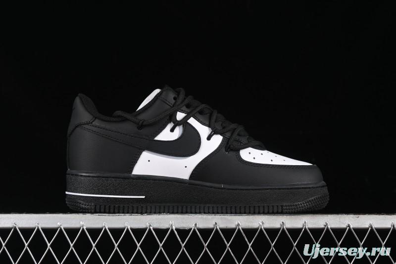 Nike Air Force 1 '07 Low Retro Street Spray White Peach Bubble Casual Sneakers - ZH0316-038