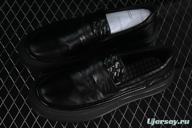 ECCO London Series 2024 New Leather Business Driving Loafers - 63663701001