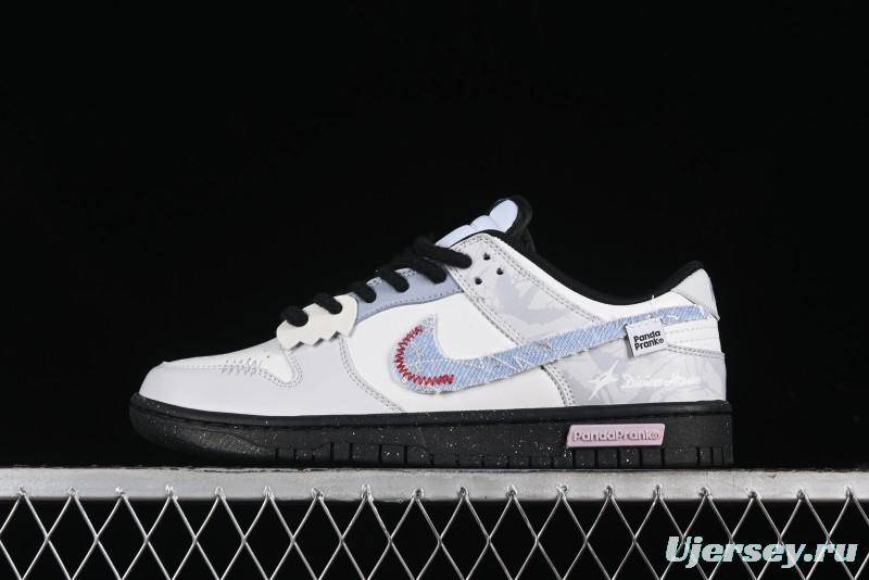 Nike Dunk Low Panda Prank Qixi Special Edition Low-Top Casual Sneakers - DD1391-100