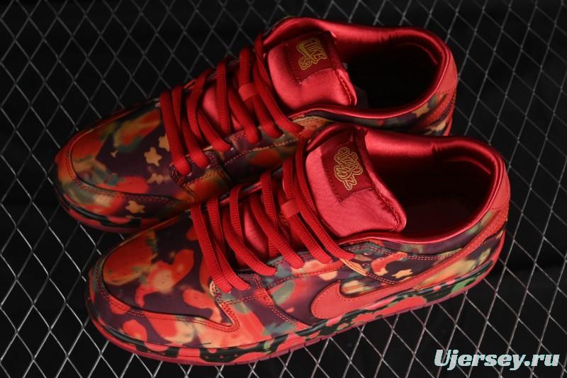 Nike SB Dunk Low The Wizard Of Oz Limited Edition Tear-Away Casual Sneakers - FZ1291-600