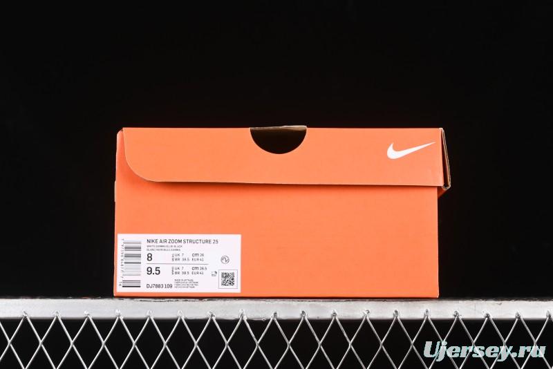 Nike Air Zoom Structure 25 Cushioned Anti-Slip Running Shoes - DJ7883-109