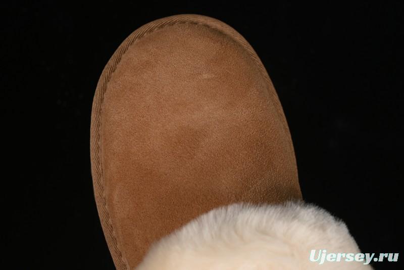 UGG Nita Platform Shearling Lined Winter Boots with Leather Upper - 1166733