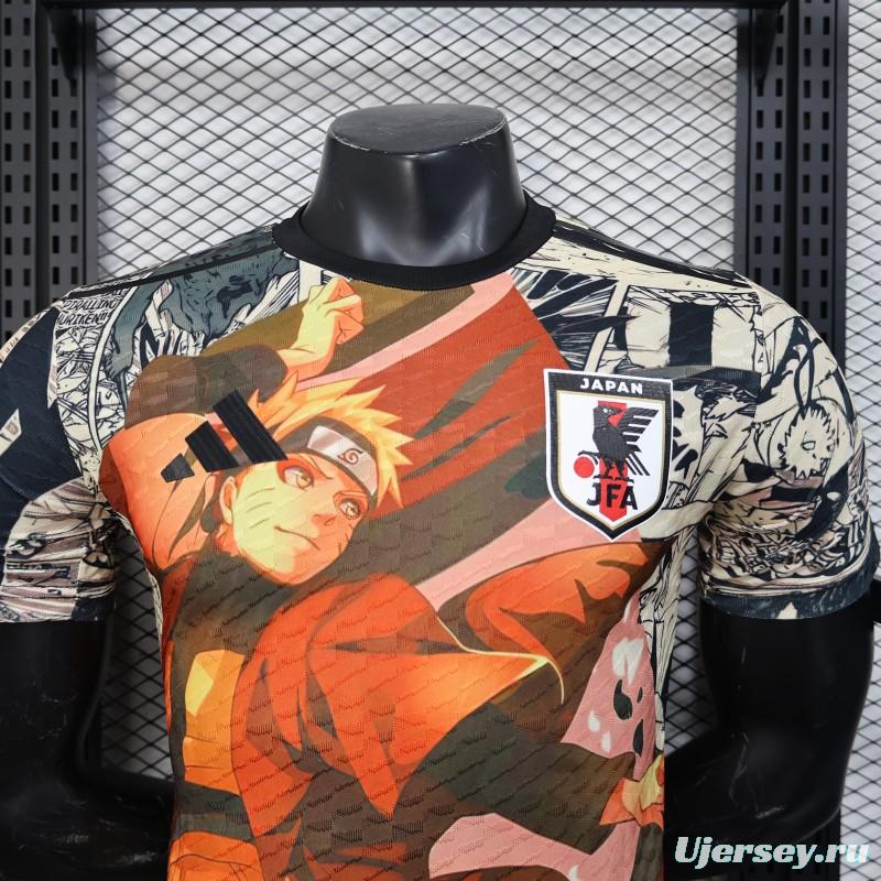 Player Version 2025 Japan Multi-Color with Naruto Anime Character Jersey