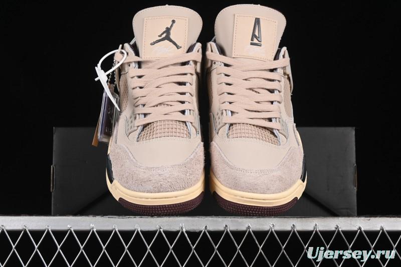 Nike A Ma Maniere x Air Jordan 4 Retro "Fossil Stone" - FZ4810-200