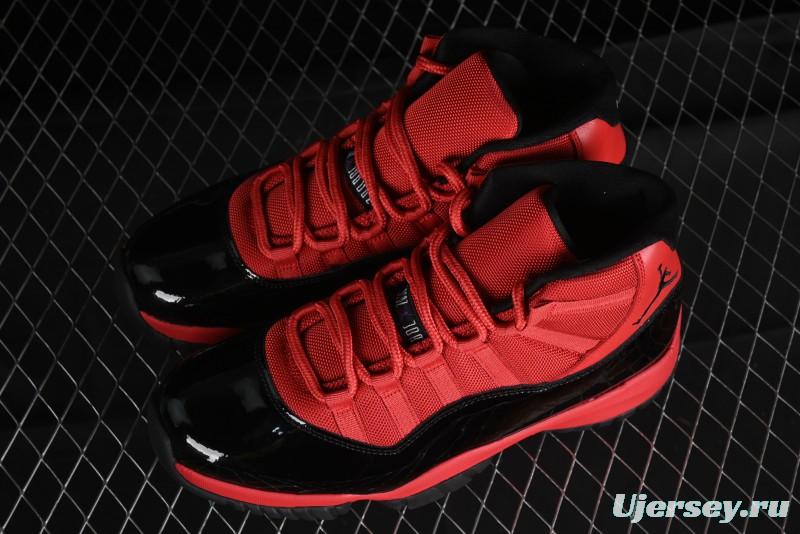 Nike Air Jordan 11 Retro High Top Basketball Shoes in Black/Red - CT8012-600
