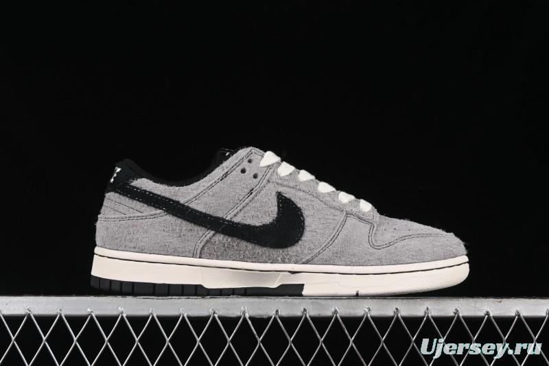 Nike SB Dunk Low Stussy Series - Battle Grey Black Hook Anniversary High-End Custom Low-Top Casual Skate Shoes - MM1089-027