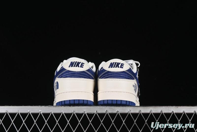 Nike SB Dunk Low The North Face Collaboration - Anniversary Edition Customized Low-Top Casual Skate Shoes - DQ10998-512
