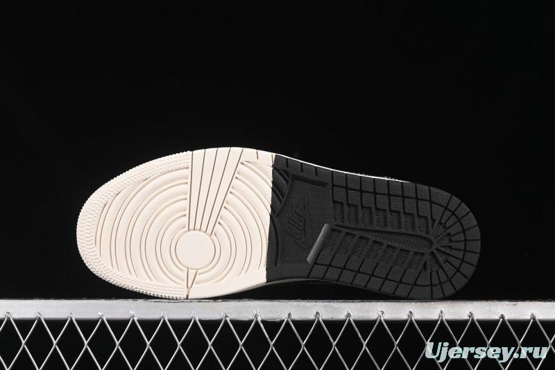 Nike Travis Scott x Fragment Design x Air Jordan 1 Low OG SP AJ1 Retro Sneakers - SJ2068-131