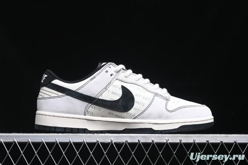Nike SB Dunk Low OFF-WHITE Collaboration Anniversary High-End Custom Sneakers - YX5066-212