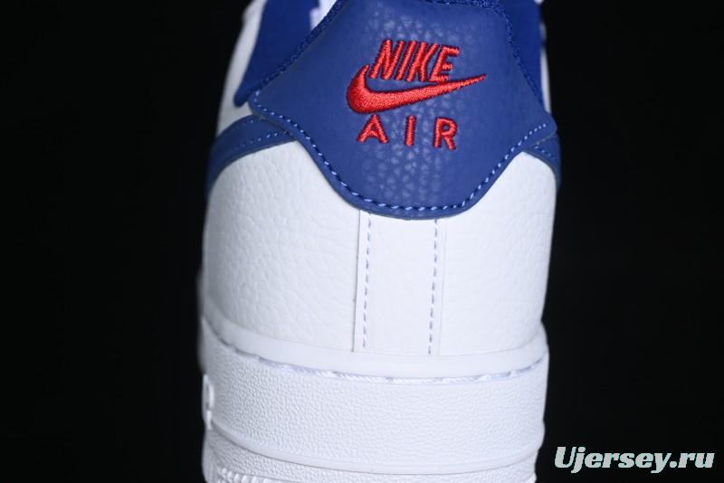 Nike Air Force 1 '07 Low Top Leather Casual Sneakers with Full-Length Air Cushion - CT3839-101