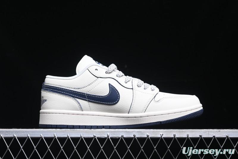 Nike Air Jordan 1 Low Supreme x The North Face Retro Basketball Shoes - XX3318-188