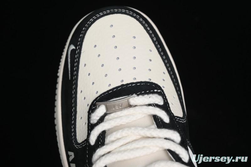 Nike Air Force 1 '07 Low Stussy Collaboration - Black/Red Label Low-Top Casual Sneakers - SJ6698-008