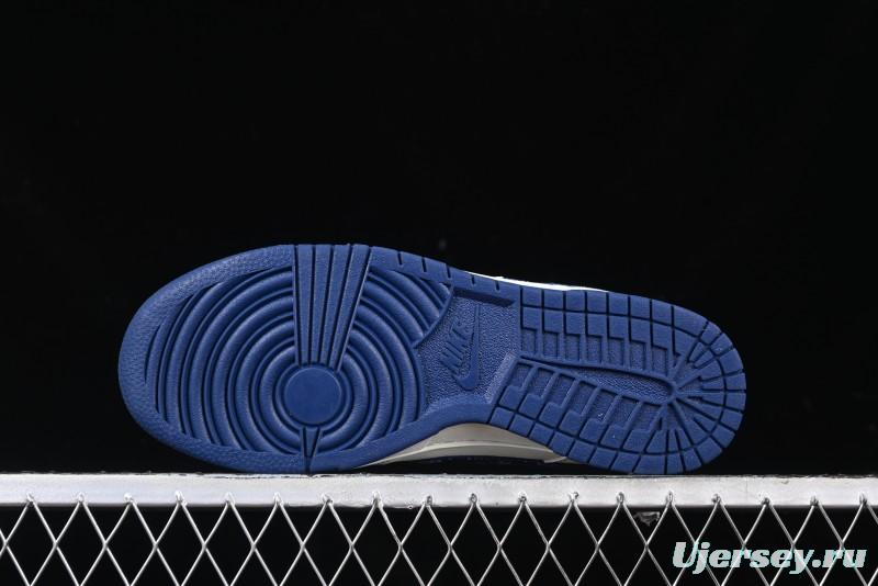 Nike SB Dunk Low MLB Collaboration - Denim Blue Swoosh Anniversary Customized Low-Top Casual Sneakers - DJ2024-044