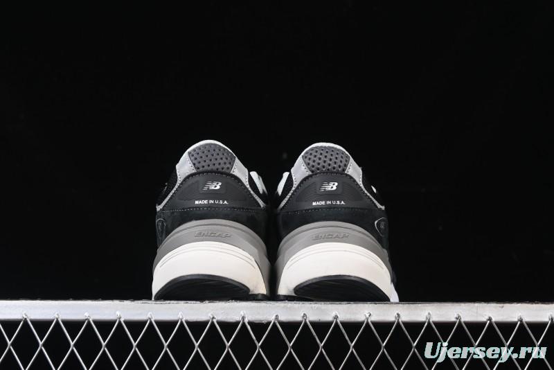 New Balance 990 Series Premium Retro Running Shoes with Carbon Fiber Midsole - M990BK6