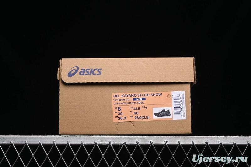 Asics Gel-Kayano 31 Running Shoes with GEL Cushioning and FLYTEFOAM BLAST - 1011B949-001