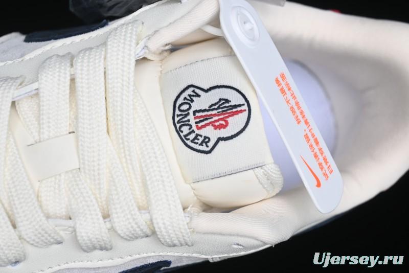 Nike Air Force 1 '07 Low Moncler Collaboration - Light Blue & Pigment Dyed Two-Tone Low-Top Casual Sneakers - CH6336-512