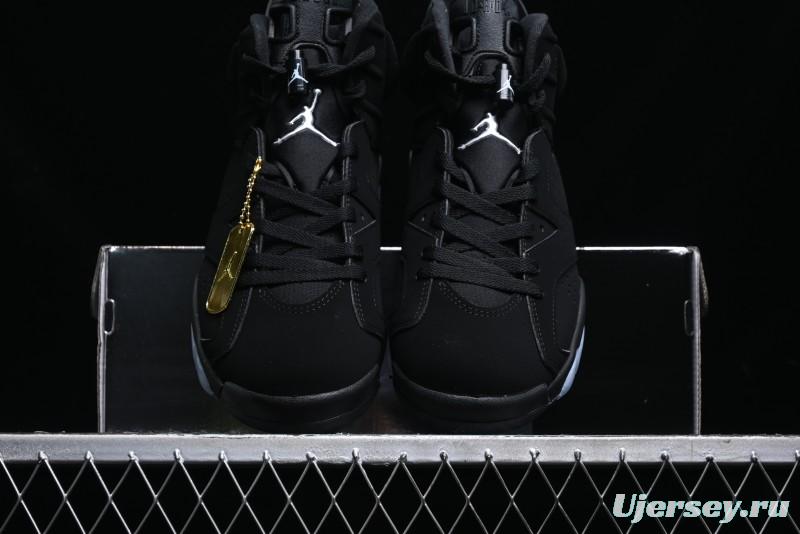 Nike Air Jordan 6 Retro Metallic Silver Basketball Shoes - DX2836-001