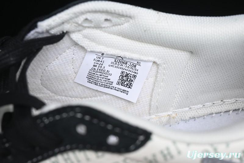 Nike Travis Scott x Fragment Design x Air Jordan 1 Low OG SP Sneakers - SJ2068-108