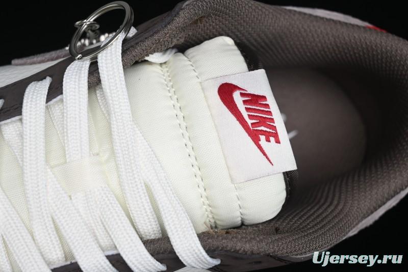 Nike SB Dunk Low Stussy Collaboration - Beige Brown Swoosh Anniversary High-End Custom Low-Top Casual Skate Shoes - SF1029-408