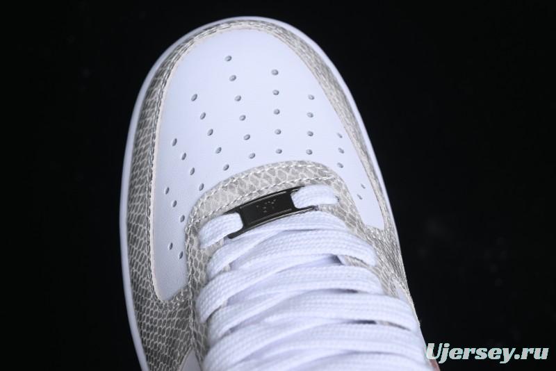 Nike Air Force 1 '07 Low Year of the Snake Themed Low-Top Casual Sneakers - HF2898-100
